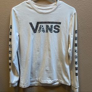 Vans long sleeve animal print top